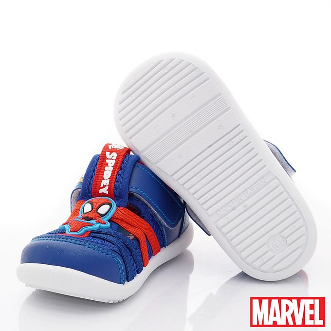 冰雪奇緣 - 台灣製蜘蛛人水陸涼鞋-MNK35666藍-中童段-水涼鞋-藍
