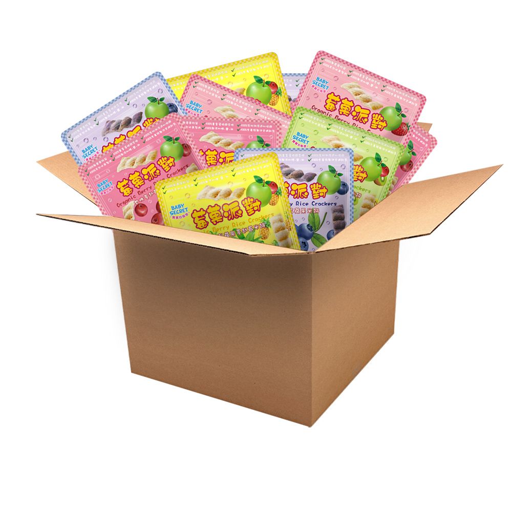 有機米餅袋裝x40袋/箱-口味隨機