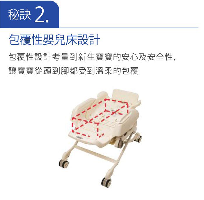 日本 Combi - 安撫餐椅搖床-Letto MT ST [手動款]-星河藍+星光白雙座墊版