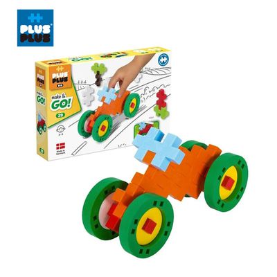 加加積木 PLUS PLUS - BIG大顆粒-大積木車子29 pcs