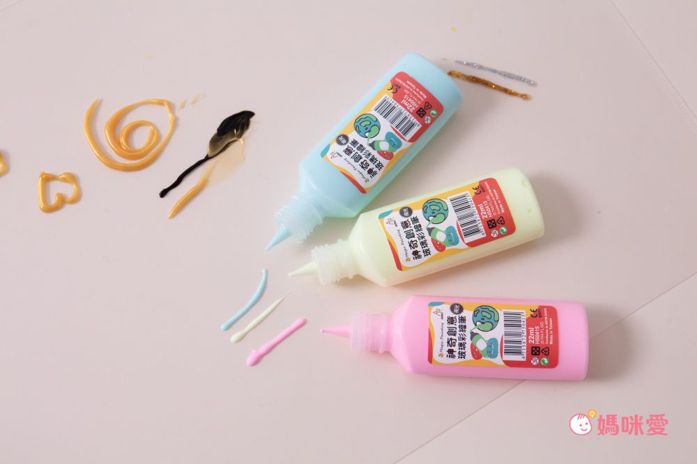 nunukids - 玩色系列- MIT無毒創意玻璃彩繪貼 - 18 大全套-盒裝