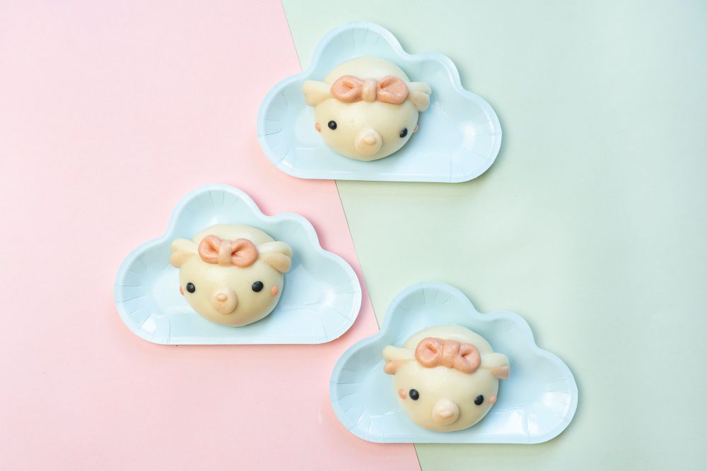 老甜媽手工饅頭 - 羊小妹紅豆起司包-6入450克