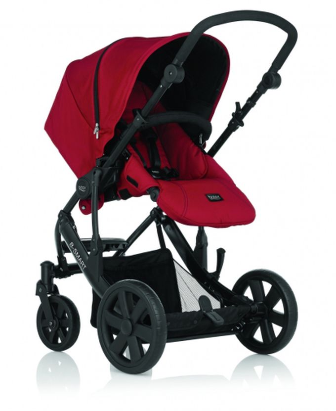 britax römer - B-SMART四輪雙向手推車-紅色