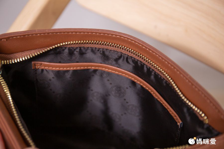 真皮質感腋下馬鞍包-附2種背帶-深棕色 (25x19x9cm)