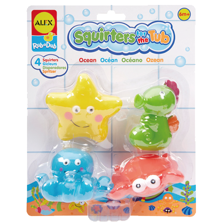 美國 ALEX - 可愛噴水洗澡組-海洋