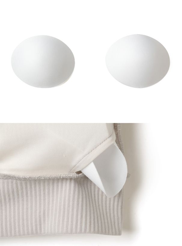 日本 GRL - V領細肩帶內搭/小可愛(附Bra)-米杏