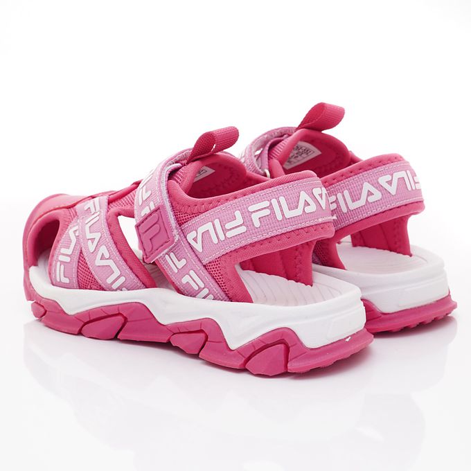 FILA - FILA運動護趾涼鞋-2-S426X-551桃(中小童段)-涼鞋-桃