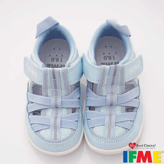 日本IFME - 水涼機能童鞋-IF30-341603淺藍(中小童段)-水涼鞋-淺藍