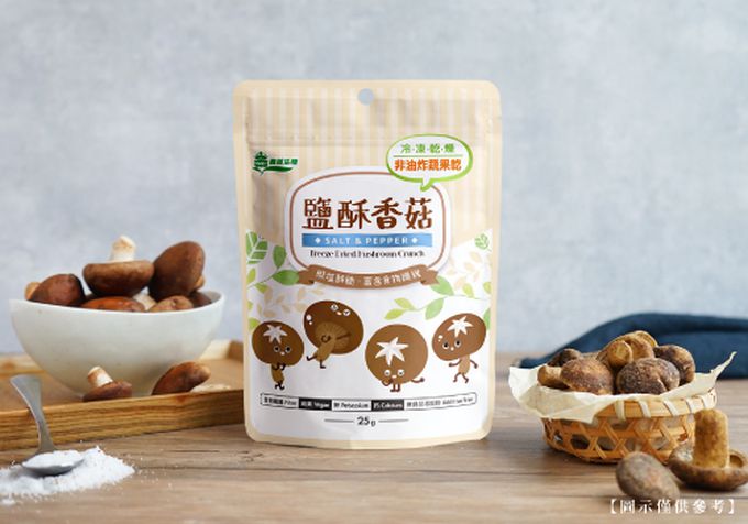 義美生機 - 鹽酥香菇-25g/包