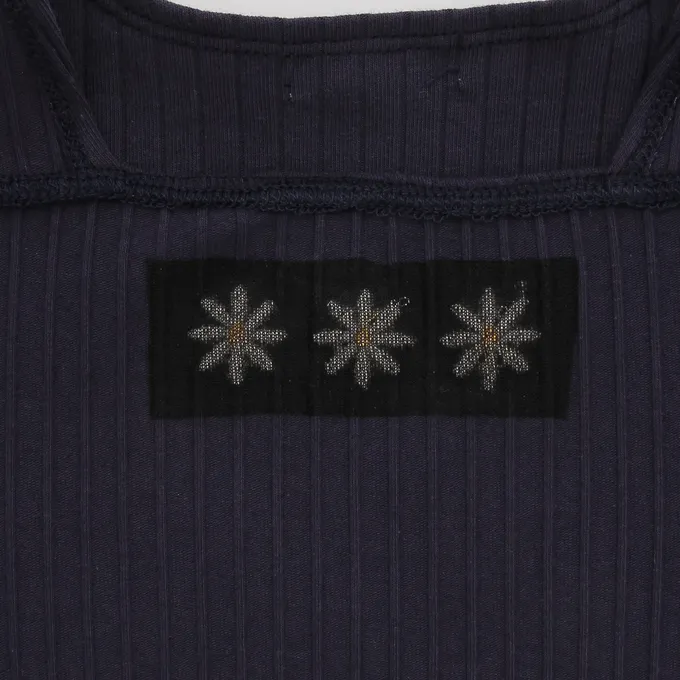 日本 Lycee mine - 方領羅紋可愛刺繡泡泡短袖上衣-愛心-粉紅