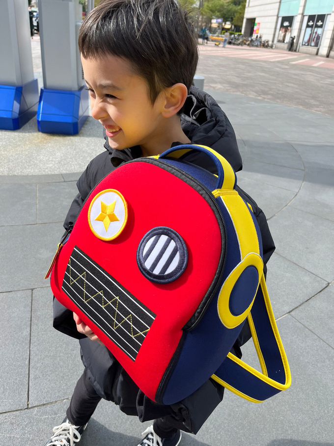 美國 Dabbawalla - 瓦拉搖滾機器人後背包