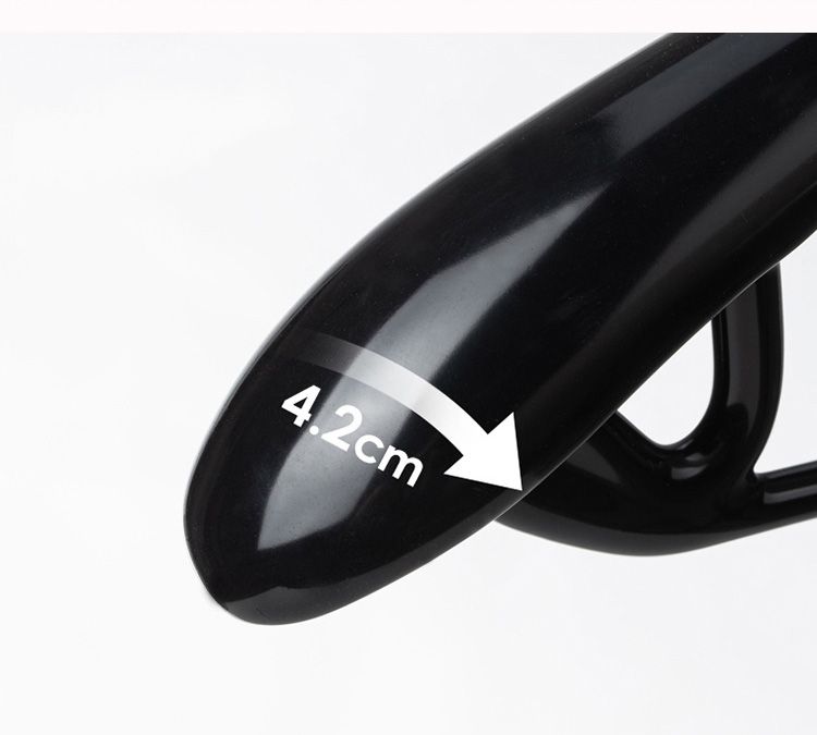 日本霜山 - 防滑無痕型多功能寬肩衣架-白-6入