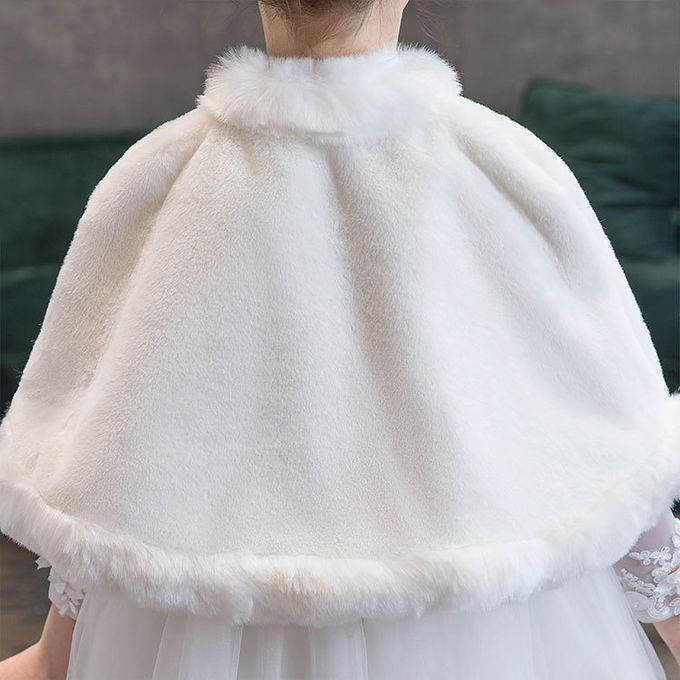 厚磅毛絨禮服斗篷披肩