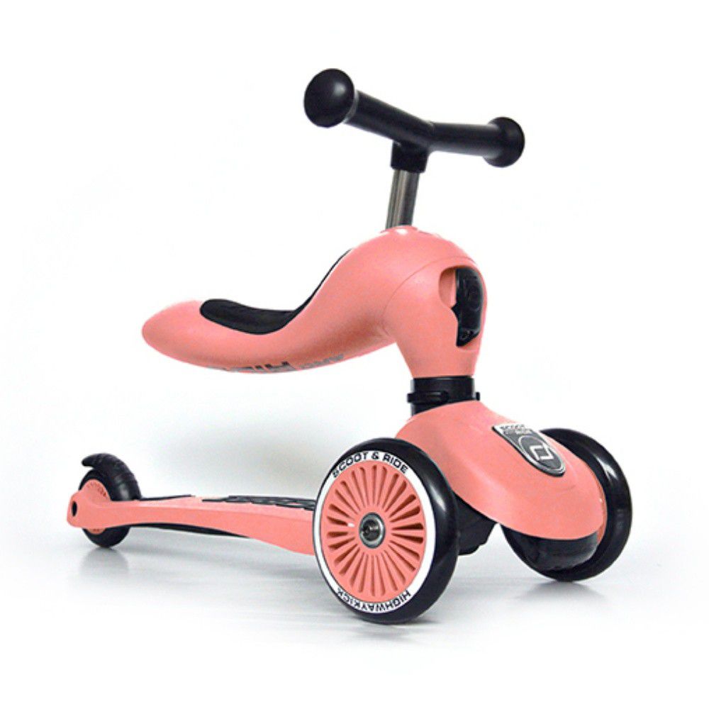 奧地利 Scoot & Ride - 2合1滑步/滑板車-蜜桃