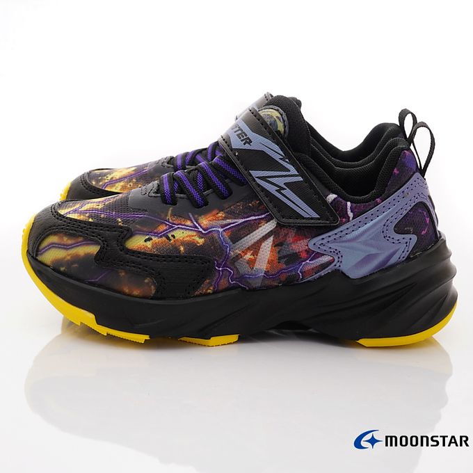 Moonstar日本月星 - 月星SK炫技者-雷電系列運動款-SK00176黑(中大童段)-運動鞋-黑