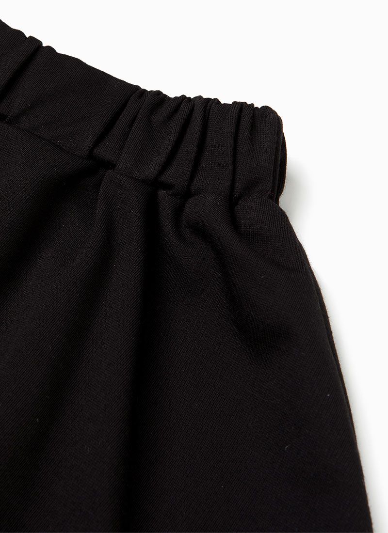 韓國 OZKIZ - 黑色返校日校服短裙套裝(附帽子/圍巾)-黑