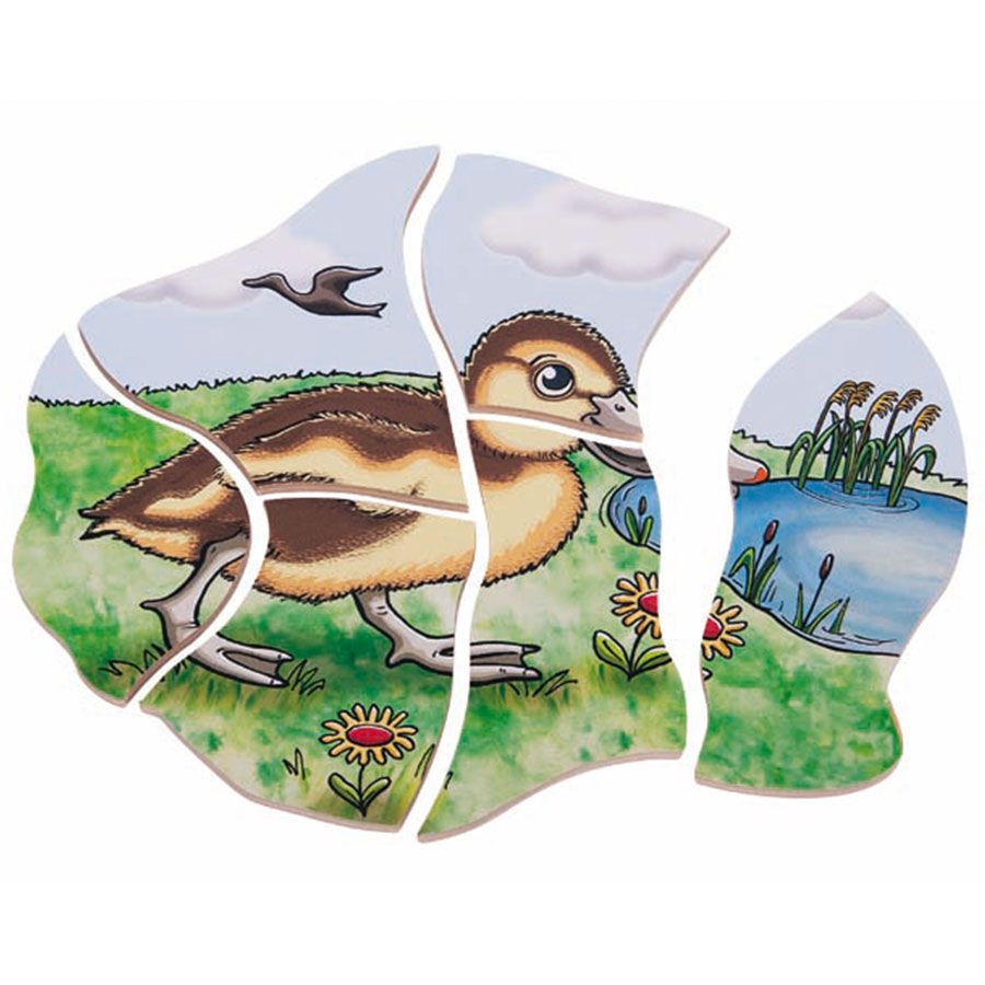 Beleduc - 多層拼圖-鴨子