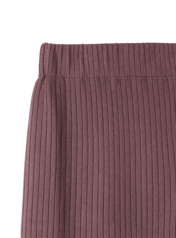 日本 GRL - 針織修身高腰魚尾裙-罌粟粉