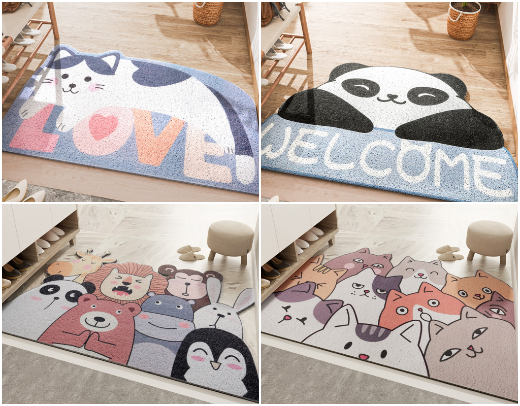 防塵刮沙入門玄關腳踏墊-山外山