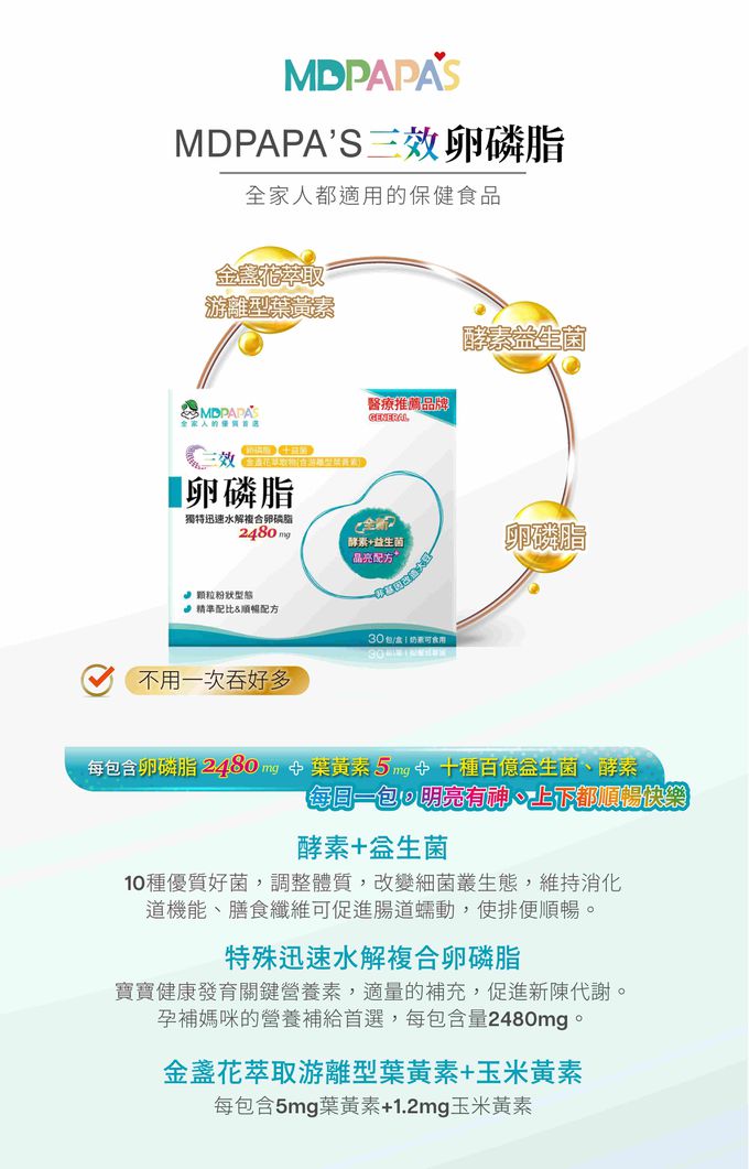 卵磷脂,卵磷脂推薦,MDPAPAS,產前產後,哺乳,備孕,調節體質,