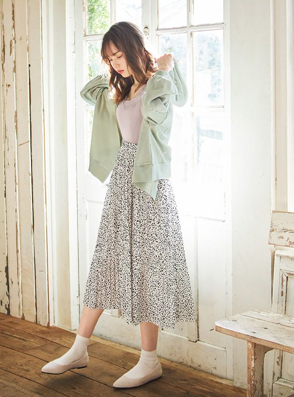 日本 GRL - 蕾絲滾邊圓領無袖上衣-米白