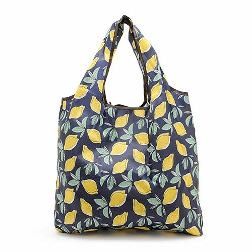 日本 FIRANO - 馬蹄環簡約肩背/側背兩用大方包+檸檬折疊購物袋 三件組-BE