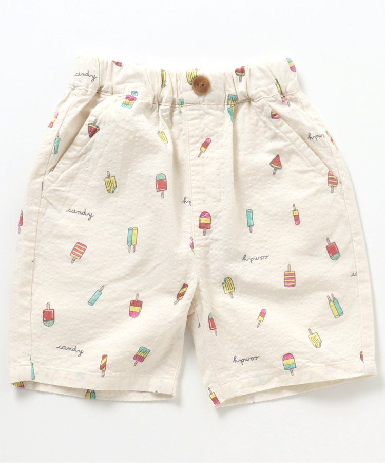 日本 apres les cours - 時髦風格工裝短褲-格子-灰