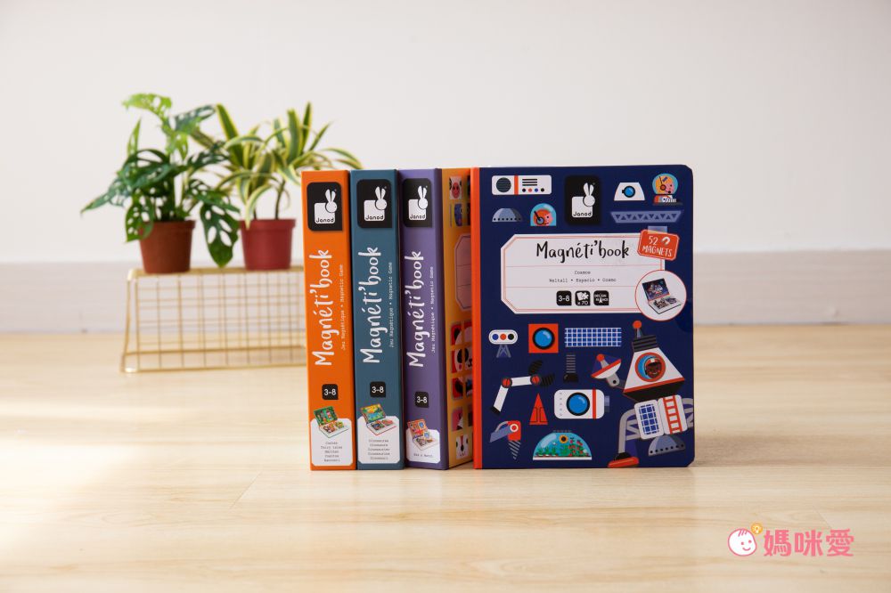 法國Janod - 磁鐵遊戲書-恐龍世界