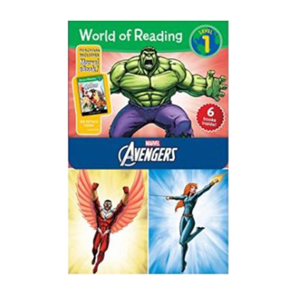 World of Reading Avengers Boxed Set 復仇者聯盟Level 1平裝讀本套書（盒裝6冊）