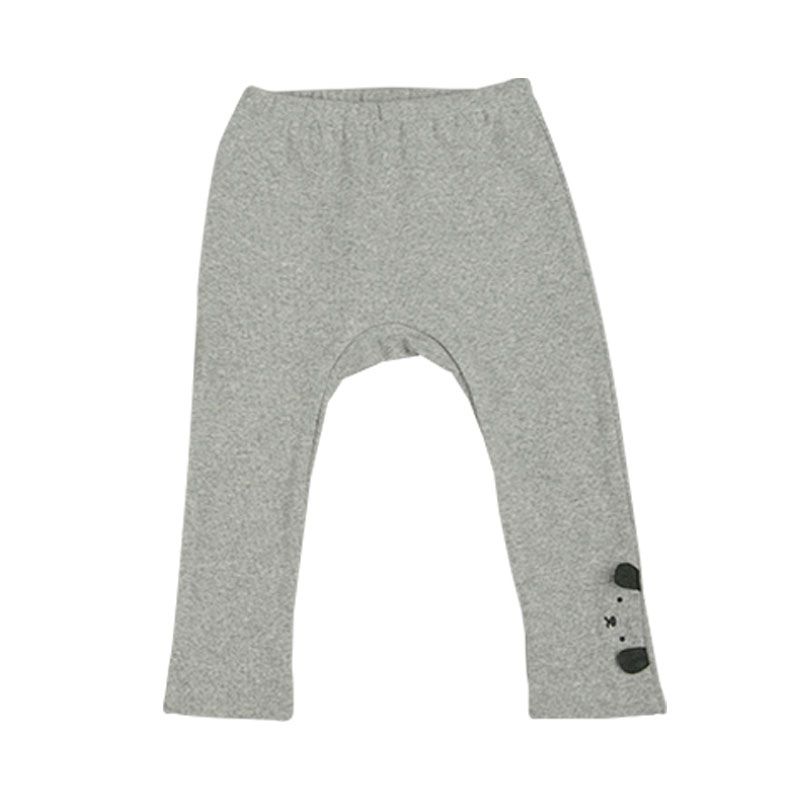 akachan honpo - 包屁衣+緊身褲-滿版印花-象牙白色