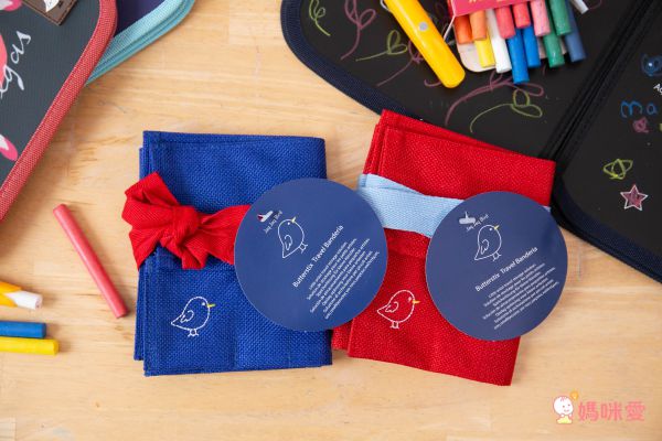 美國Jaq Jaq Bird - 小畫家筆袋-藍色-(不含粉筆)