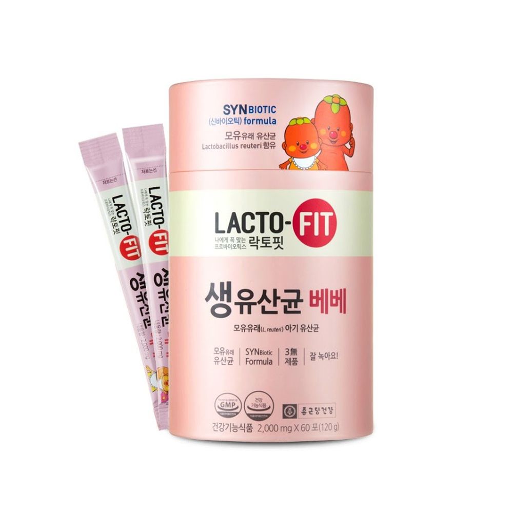 韓國鍾根堂 - LACTO-FIT益生菌-幼兒款 (120g(2g × 60包))