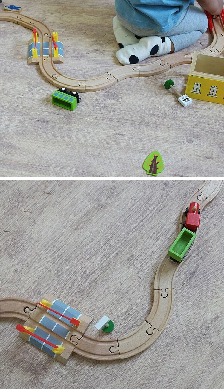 Pato.Pato - EVA巧拼地墊-自然系木紋色地墊-淺木紋 (100*100*2CM)-6片(附贈邊條*24)