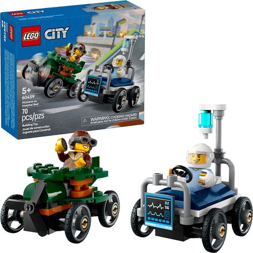 LEGO 60459 City 城市系列 - 飛機vs.病床賽車套裝