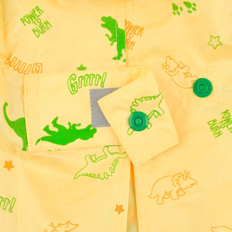 akachan honpo - 雨衣-恐龍-黃色