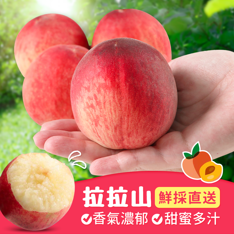 全團免運！【愛上品鮮】芒果界的LV夏雪/愛文芒果、拉拉山水蜜桃