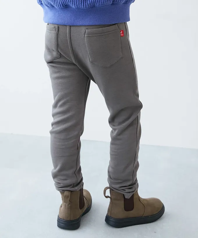 日本 devirock - RICH WARM 保暖裏毛合身長褲-丹寧深藍