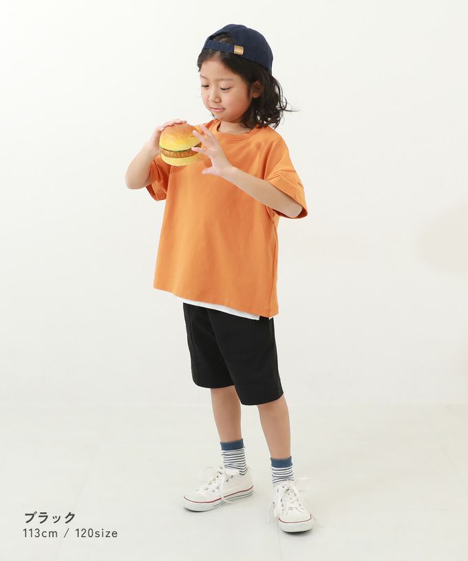 日本 devirock - 防污抗UV 舒適機能短褲-中線耐看款-黑