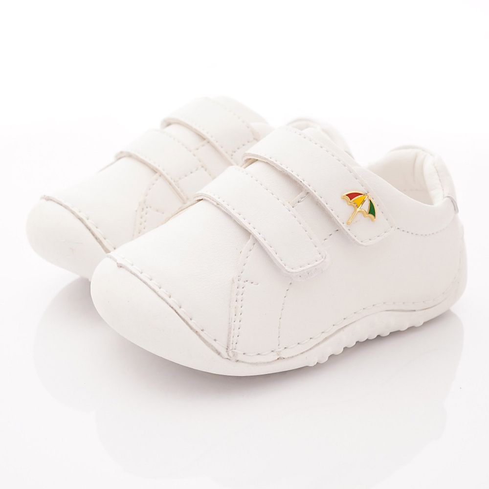 Arnold Palmer 雨傘牌 - 專櫃童鞋-皮質超輕學步鞋專櫃款(寶寶段)-白-台碼=尺寸cm