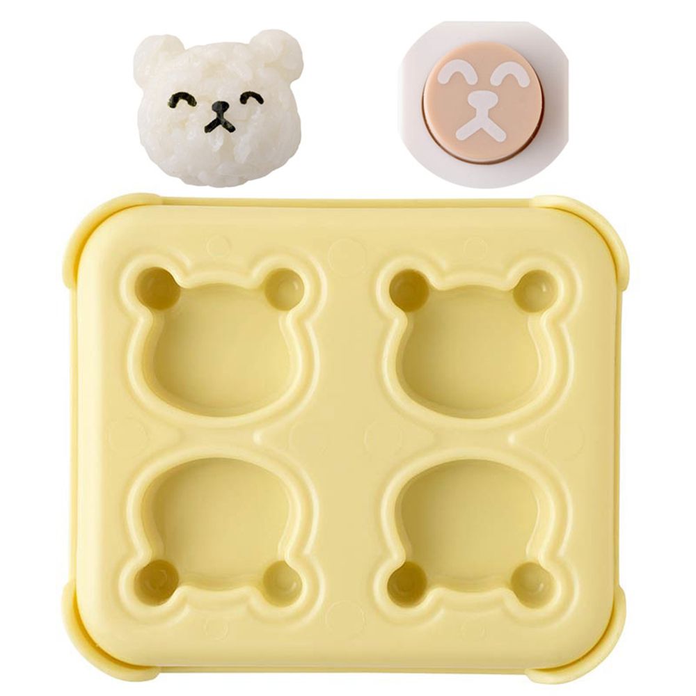 迷你小熊飯糰模具 附海苔打洞器