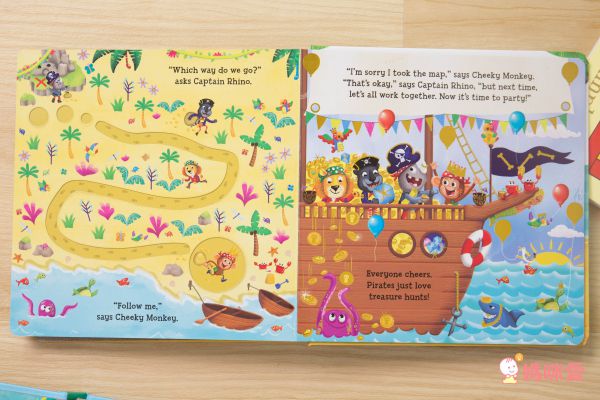 孩子超愛音效書單本160元❤ 1歲起英文遊戲操作書！玩到跟著節奏搖擺囉♫