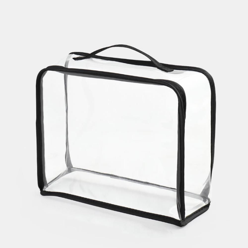 防水透明包包防塵袋/收納袋-方包/斜背包-黑色-23x33x13cm