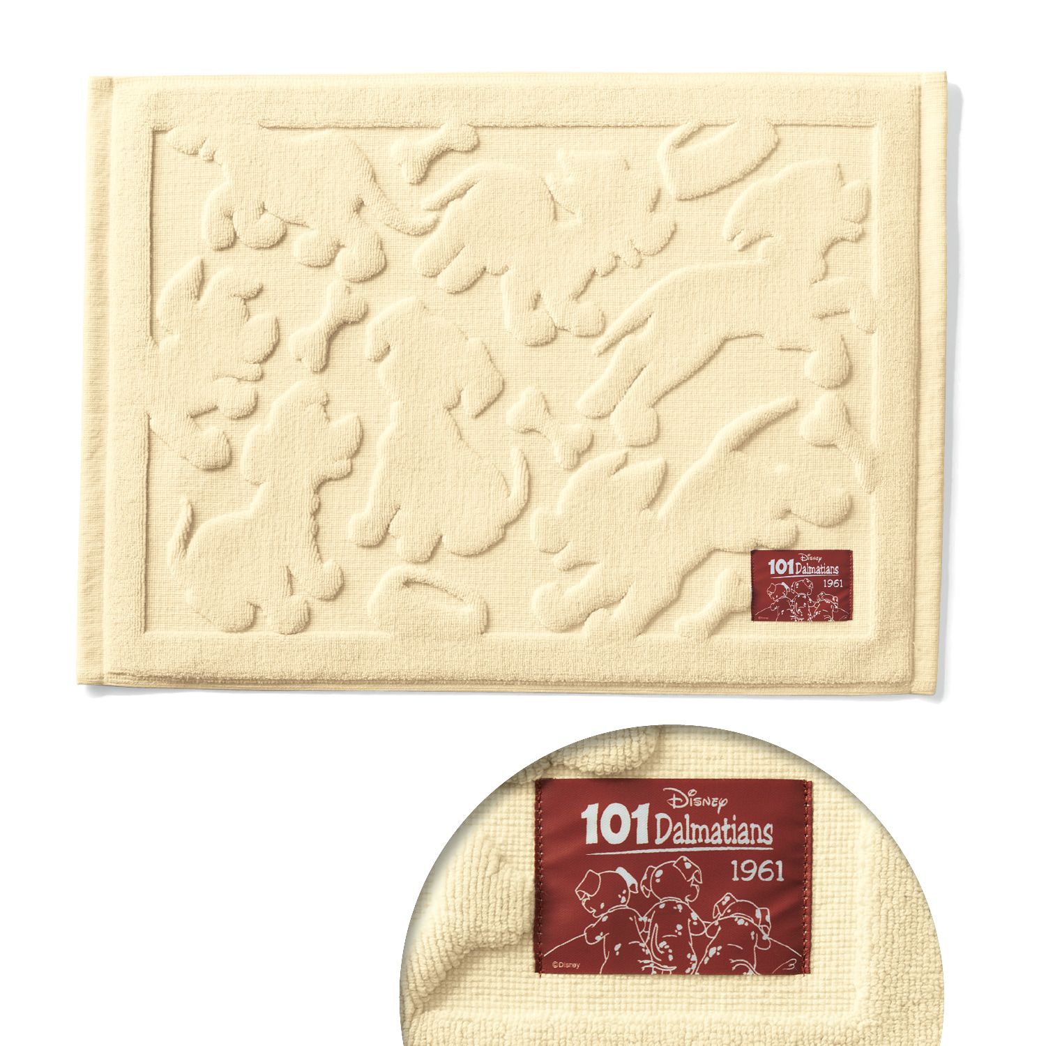 日本千趣會 - 迪士尼 100%棉吸水腳踏墊-愛麗絲夢遊仙境-粉紅 (43×60cm)