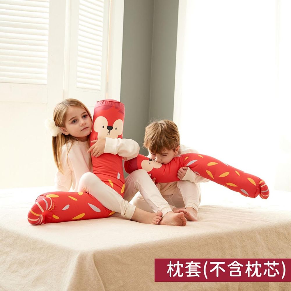 韓國 Hello HiZoo - 手工製多功能防蟎抗菌兒童長條抱枕套-偶像猴