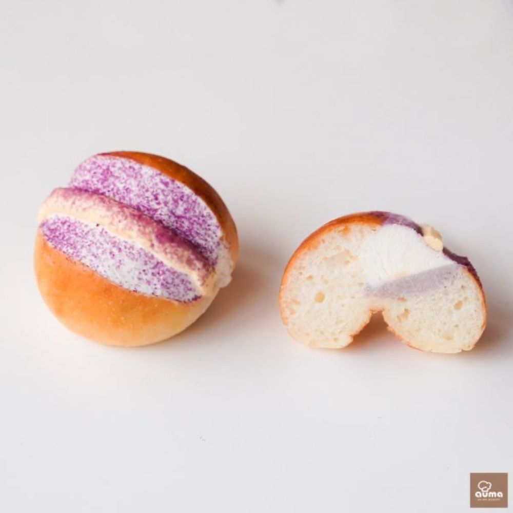 奧瑪烘焙 - Maritozzo 羅馬生乳包-芋泥布蕾-125g±4.5/個，共2個