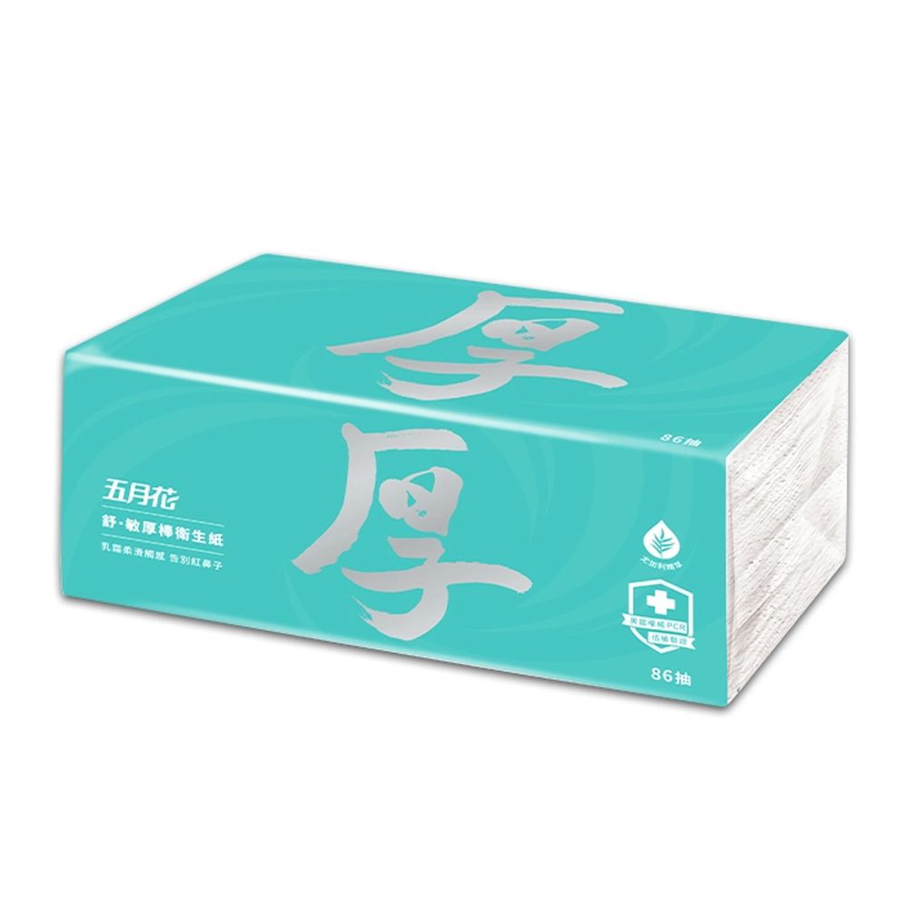 五月花 - 舒敏厚棒抽取式衛生紙 86抽x10包/串