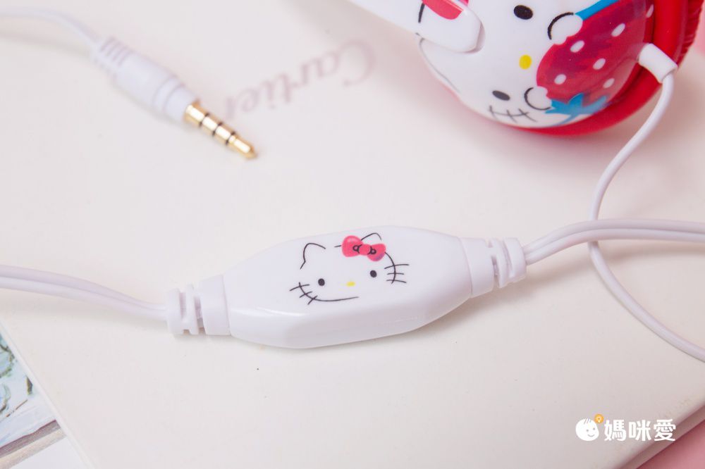 Hong Man - 三麗鷗系列 兒童耳機 可愛耳朵造型款(線控式麥克風)-布丁狗