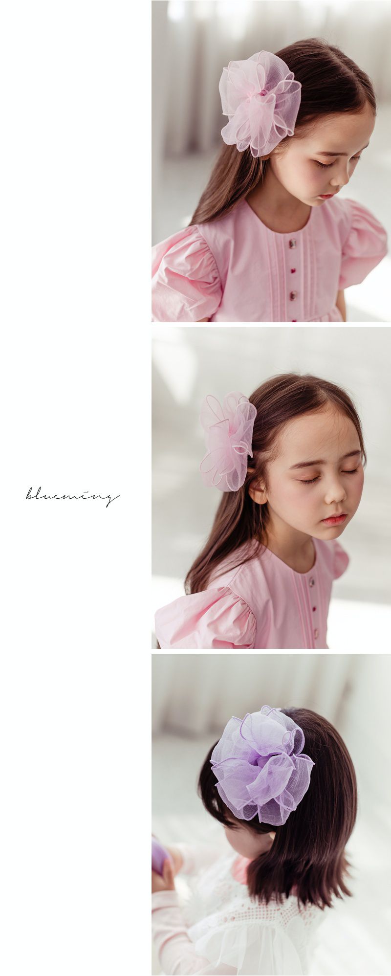 韓國 Bimbo Bimba - 髮飾禮盒組-粉紅D