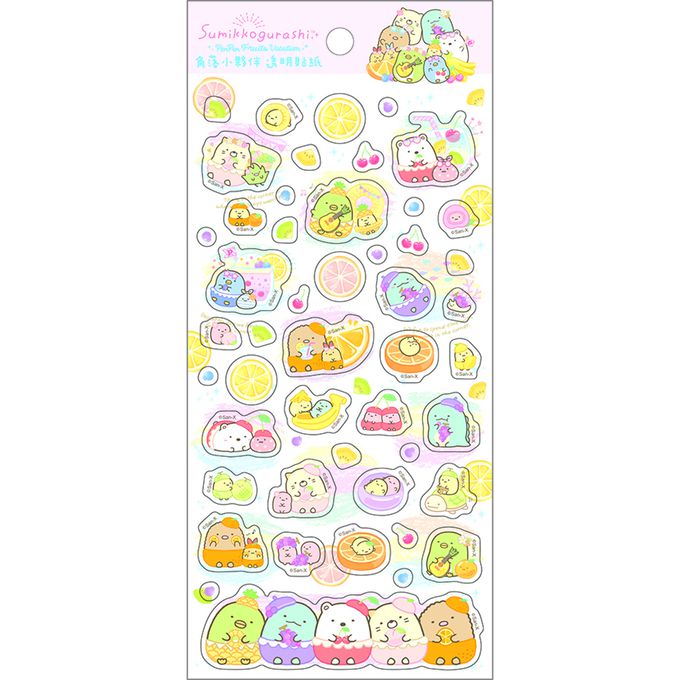 角落小夥伴 - 透明貼紙D 1入 (六款隨機出貨)