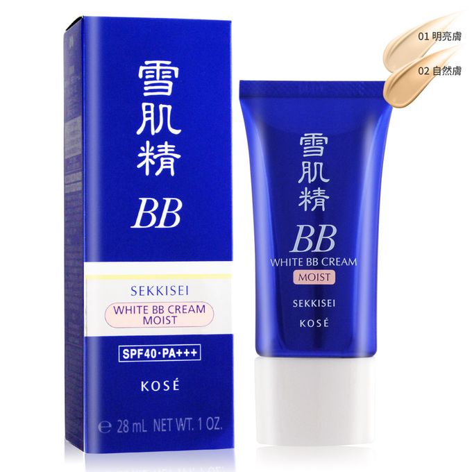 KOSE 高絲 - 雪肌精潤白保濕BB霜SPF40‧PA+++(28ml/30g)#02